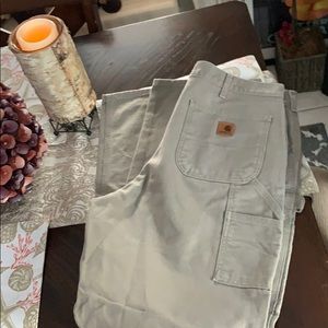 Carhartt Mens Work Carpenter  Pants size 36x34